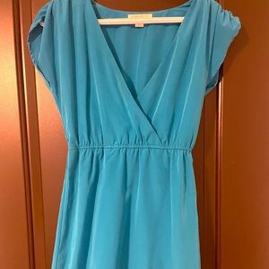 Short cap sleeve mini dress